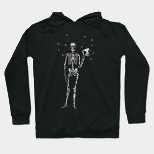 skull holds the world Hoodie